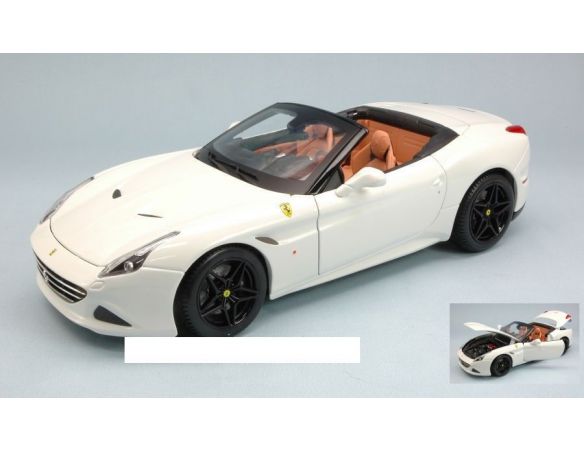 Bburago BU16904 FERRARI CALIFORNIA T OPEN 2014 WHITE SIGNATURE 1:18 Modellino