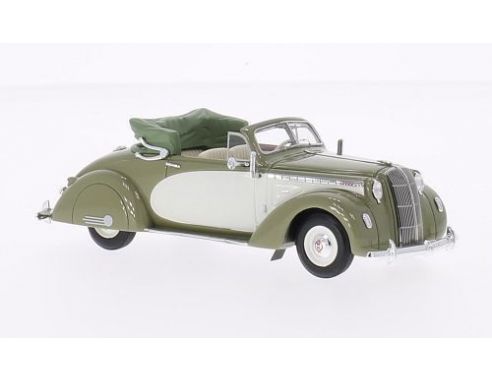 Neo Scale Models NEO43235 OPEL ADMIRAL HEBMULLER 1938 OLIVE/BEIGE 1:43 Modellino