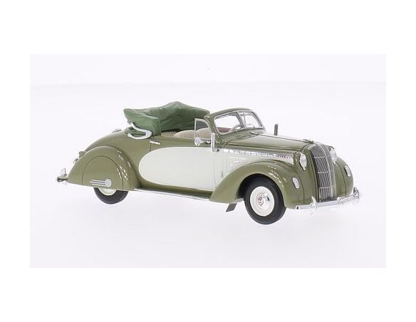 Neo Scale Models NEO43235 OPEL ADMIRAL HEBMULLER 1938 OLIVE/BEIGE 1:43 Modellino