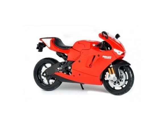 Maisto MI10020 DUCATI DESMOSEDICI RR RED/WHITE 1:12 Modellino