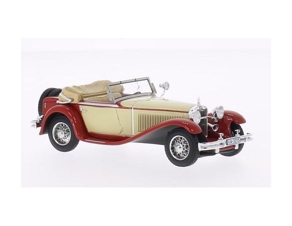 Neo Scale Models NEO43215 MERCEDES MANNHEIM 370S 1931 BEIGE/RED 1:43 Modellino