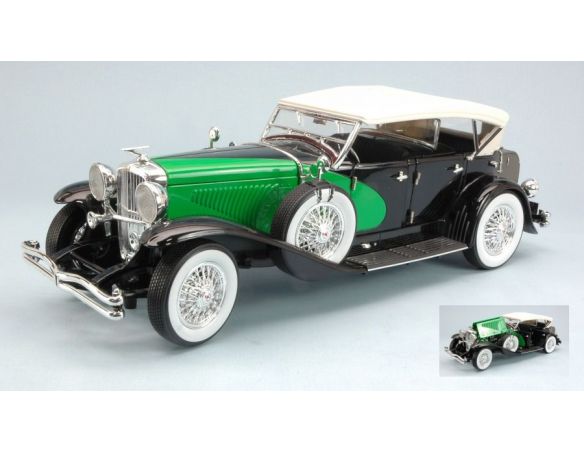 Signature SIGN18110 DUESEMBERG PHAETON 1934 GREEN/BLACK 1:18 Modellino