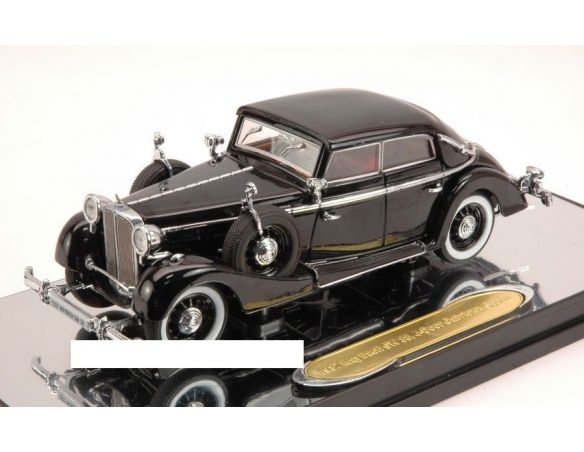 Signature SIGN43703 MAYBACH SW 38 CABRIOLET 4 DOORS 1937 BLACK 1:43 Modellino