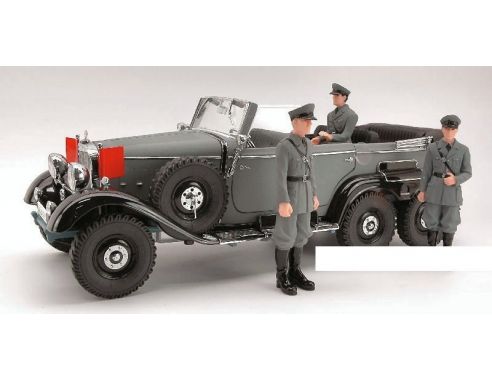 Signature SIGN38202G MERCEDES G 4 1938 GREY W/3 FIG.1:18 Modellino