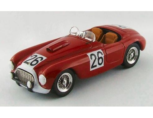 Art Model AM0286 FERRARI 166 MM N.26 49th LM 1950 P.RUBIROSA-P.LEYGONIE 1:43 Modellino