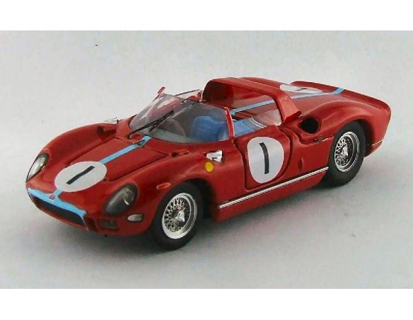 Art Model AM0292 FERRARI 330 P N.1 9th 500 KM SPA 1965 M.PARKES 1:43 Modellino