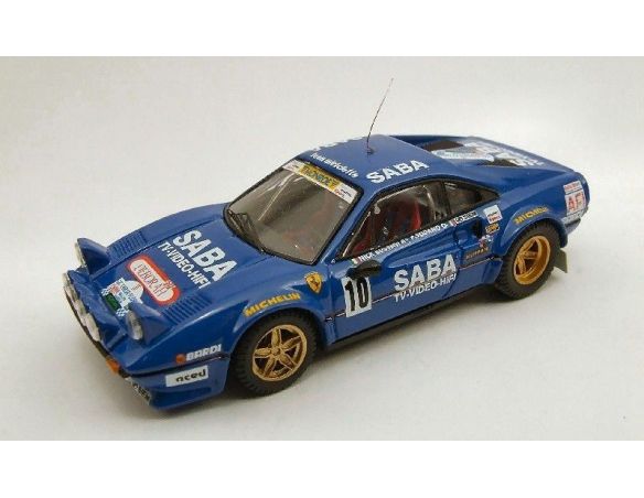 Best Model BT9355 FERRARI 308 GTB N.10 T.FL0RIO 1983 SODANO-BUSSENI 1:43 Modellino