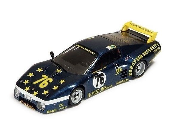 Best Model BT9364 FERRARI 512 BB N.76 10th LM 1980 XHENCEVAL-DIEUDONNE'-REGOUT 1:43 Modellino