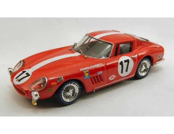 Best Model BT9365 FERRARI 275 GTB/4 N.17 39th LM 1968 C.HALDI-J.REY 1:43 Modellino