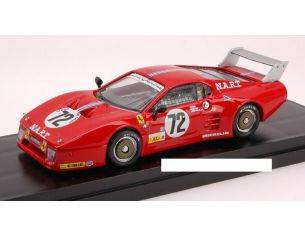 Best Model BT9382 FERRARI 512 BB N.72 9th LM 1982 A.CUDINI-J.MORTON-J.PAUL JR.1:43 Modellino