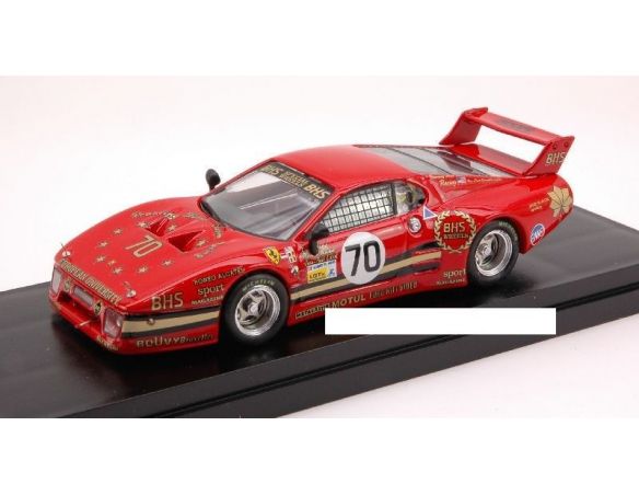 Best Model BT9388 FERRARI 512 BB LM N.70 6th LE MANS 1982 DIEUDONNE'-BAIRD-LIBERT 1:43 Modellino
