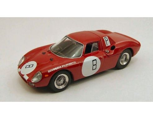 Best Model BT9399 FERRARI 250 LM N.8 9th 1000 KM NURBURGRING 1966 MULLER-MAIRESSE 1:43 Modellino