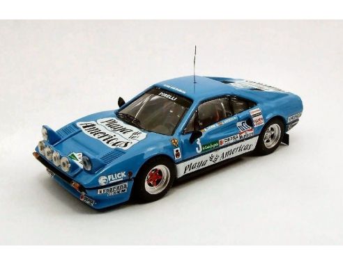 Best Model BT9428 FERRARI 308 GTB N.3 RALLY DE COTE INGLES 1985 A.ZANINI 1:43 Modellino