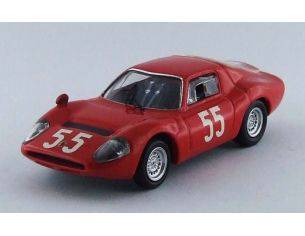 Best Model BT9559 ABARTH OT 1300 N.55 14th 1000 KM MONZA 1966 FISCHHABER-FURTMAYR-BAGHETTI Modellino