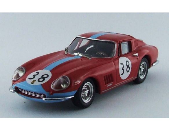 Best Model BT9560 FERRARI 275 GTB/4 COUPE' N.38 WINNER 1000 KM PARIGI WESTEY-GASPAR 1:43 Modellino