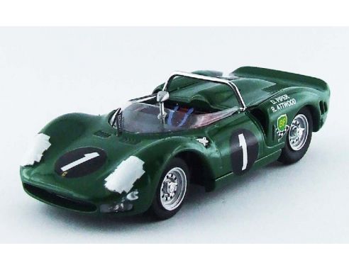 Best Model BT9566 FERRARI P2 N.1 WINNER 9H KYALAMI 1965 PIPER-ATTWOOD 1:43 Modellino