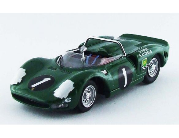 Best Model BT9566 FERRARI P2 N.1 WINNER 9H KYALAMI 1965 PIPER-ATTWOOD 1:43 Modellino
