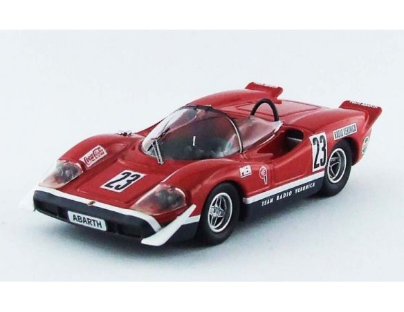 Best Model BT9568 ABARTH 2000 S N.23 14th SILVERSTONE 1969 ED SWART 1:43 Modellino