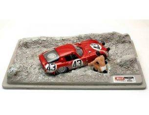 Best Model BT9605 DIORAMA ALFA ROMEO TZ 2 N.43 LM'65 1:43 Modellino