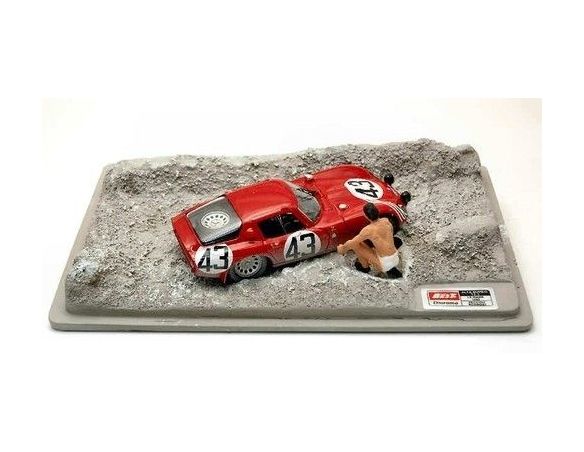 Best Model BT9605 DIORAMA ALFA ROMEO TZ 2 N.43 LM'65 1:43 Modellino