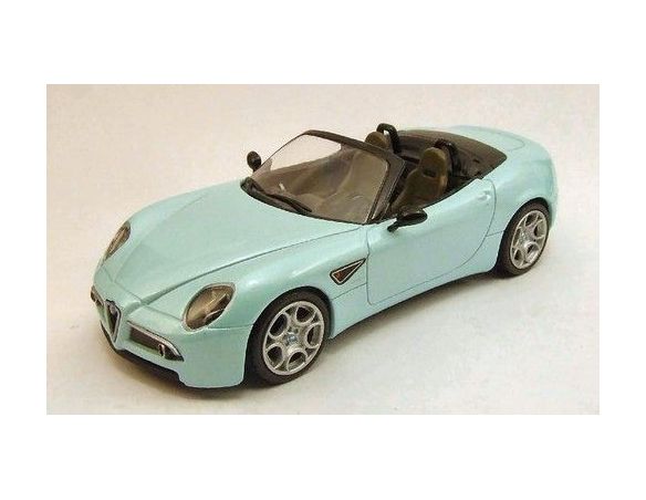Best Model M47104 ALFA ROMEO 8C SPIDER BLU CHIARO 1/43 Modellino