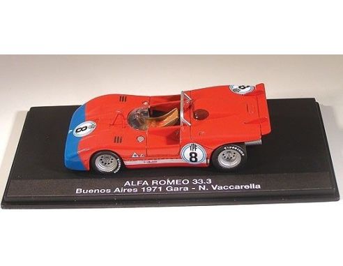 Best Model M47144 ALFA ROMEO 33.3 BUENOS AIRES'71 1/43 Modellino