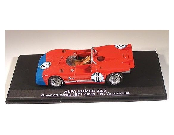 Best Model M47144 ALFA ROMEO 33.3 BUENOS AIRES'71 1/43 Modellino