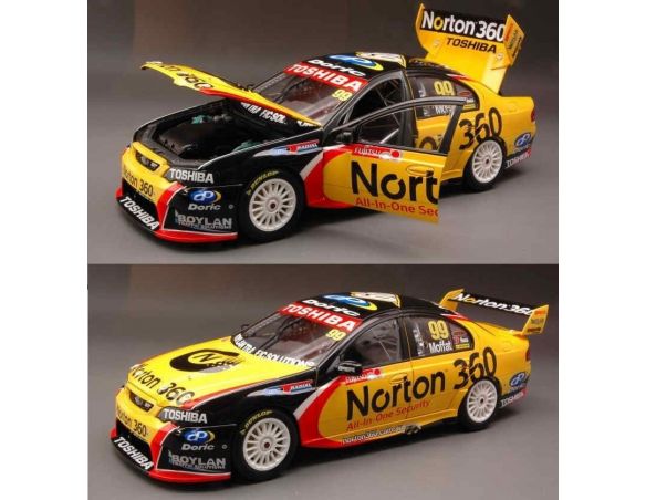 Biante BIA18302 FORD FALCON BF N.99 FUJITSU 2010 1:18 Modellino