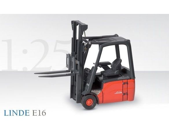 Conrad 2796 LINDE E16/X38 ELECTRIC FORKLIFT 1/25 Modellino