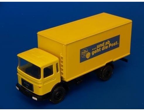 Conrad 3148 MAN TRUCK DEUTSCHE POST YELLOW 1/50 Modellino