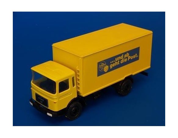 Conrad 3148 MAN TRUCK DEUTSCHE POST YELLOW 1/50 Modellino