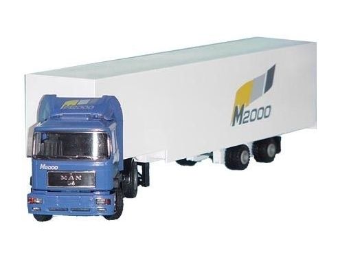 Conrad 63101 MAN M2000 M 2 AXLES SEMITRAILER 1/50 Modellino