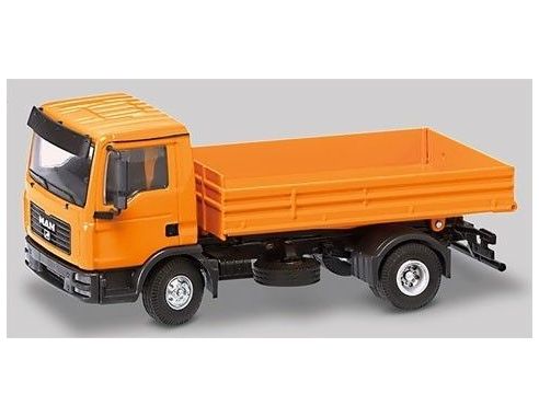 Conrad 67102 MAN TG-L 2AXLES 1/50 WITH LOW SIDE Modellino