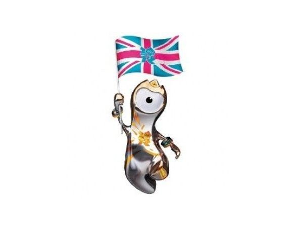 Corgi GS62103 WENLOCK WAVING FLAG FIGURINE Modellino