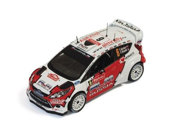 Ixo model RAM494 FORD FIESTA RS WRC N.6 5th MONTE CARLO 2012 NOVIKOV-GIRAUDET 1:43 Modellino