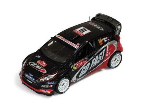 Ixo model RAM495 FORD FIESTA RS WRC N.10 13th MONTE CARLO 2012 SOLBERG-MINOR 1:43 Modellino