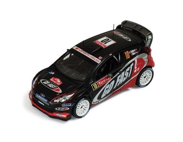 Ixo model RAM495 FORD FIESTA RS WRC N.10 13th MONTE CARLO 2012 SOLBERG-MINOR 1:43 Modellino