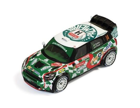 Ixo model RAM498 MINI JOHN COOPER WORKS N.14 20th MONTE CARLO 2012 NOBRE-PAULA 1:43 Modellino