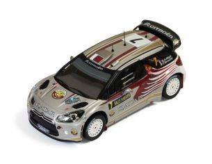 Ixo model RAM503 CITROEN DS3 WRC N.7 21st SWEDEN 2012 ATTIYAH-BERNACCHINI 1:43 Modellino