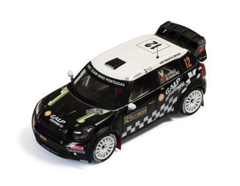 Ixo model RAM504 MINI JOHN COOPER WORKS N.12 15th RALLY SWEDEN ARAUJO-RAMALHO 1:43 Modellino