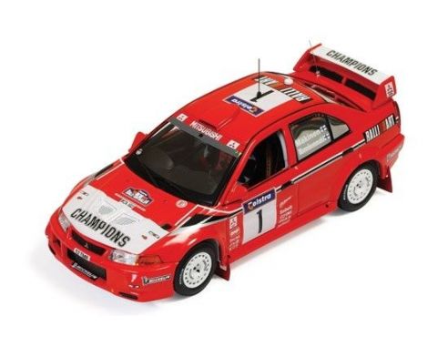 Ixo model RAM510 MITSUBISHI LANCER EVO VI N.1 3rd AUSTRALIA 1999 MANNISENMAK-MAKINEN 1:43 Modellino