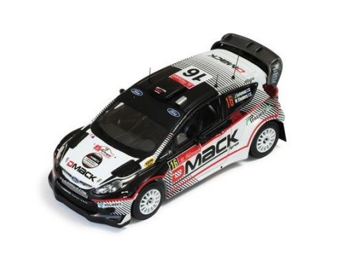 Ixo model RAM515 FORD FIESTA RS WRC N.16 9th PORTUGAL RALLY 2012 KETOMAA-STENBERG 1:43 Modellino