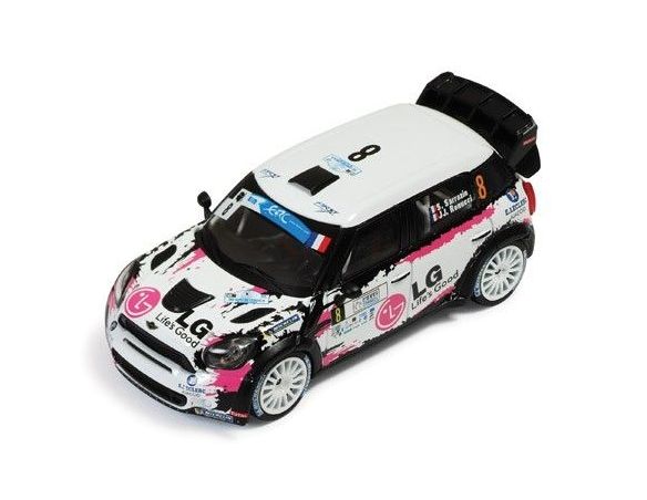 Ixo model RAM556 MINI JOHN COOPER WORKS N.3 RETIRED R.WALLONIE 2013 F.DUVAL-A.LEYH 1:43 Modellino