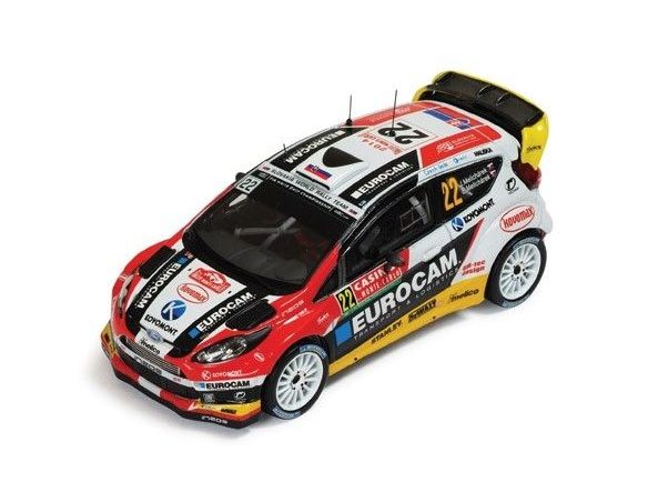 Ixo model RAM570 FORD FIESTA WRC N.22 8th MONTE CARLO 2014 J.MELICHAREK-E.MELICHAREK 1:43 Modellino