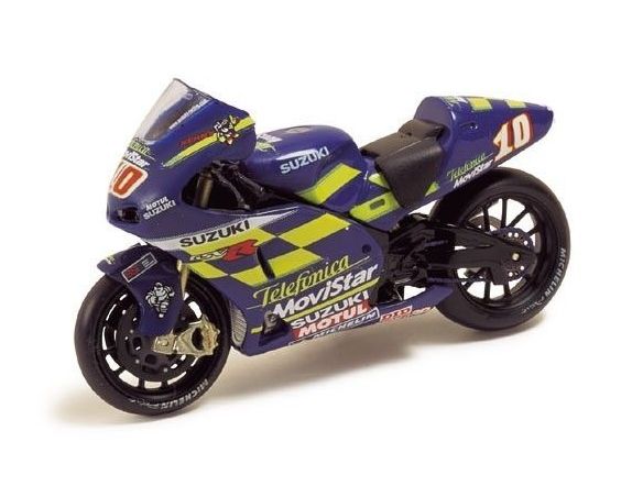 Ixo model RAB041 SUZUKI XREO TELEFONICA GP'02 1/24 Modellino