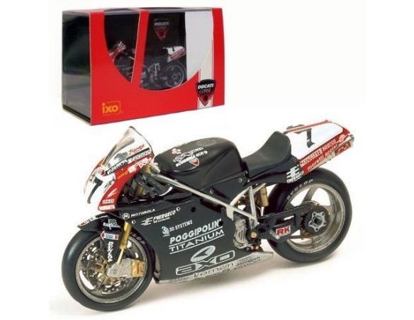 Ixo model RAB050 DUCATI 998R CHILI CUPERBIKE '02 1/24 Modellino