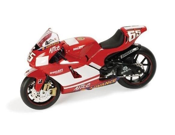 Ixo model RAB106 DUCATI DESMOSEDICI n.65 GP '05 1/24 Modellino