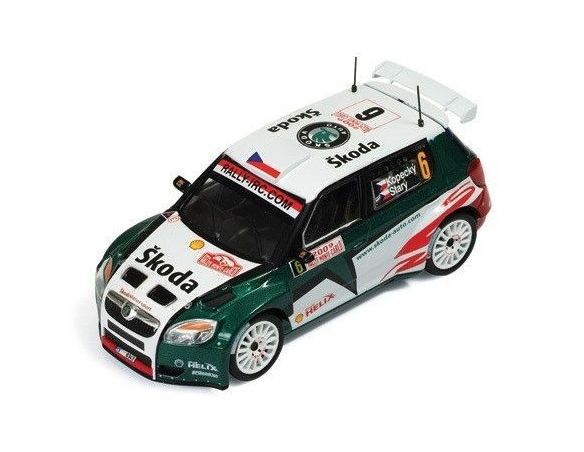 Ixo model RAM365 SKODA FABIA S2000 n.6 MC 2009 1/43 Modellino