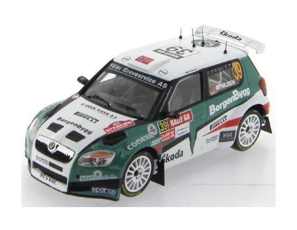 Ixo model RAM402 SKODA FABIA S2000 n.39 WALWS '09 1/43 Modellino