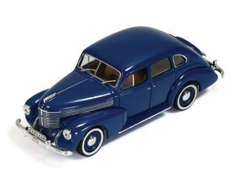 Ixo model MUS050 OPEL KAPITAN 4-DOOR SEDAN (SECOND GENERATION) 1950 BLUE 1:43 Modellino